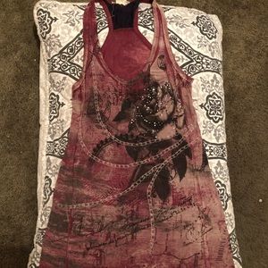 Miss Me racerback tank